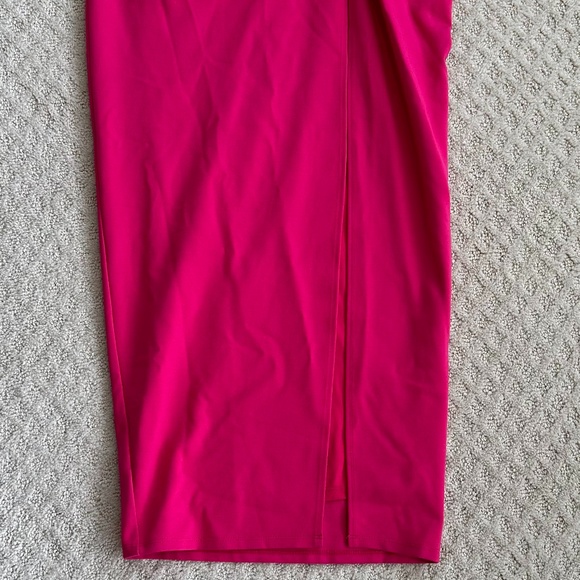Lovers and Friends Nami One-Shoulder Maxi Dress Wedding Summer Pink Size Medium - Picture 4 of 12